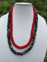 Load image into Gallery viewer, African glass beaded necklaces