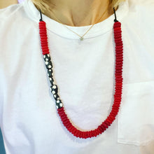 Load image into Gallery viewer, African glass beaded necklaces